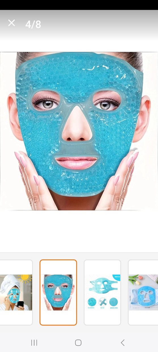 Çift Taraflı Sıcak ve Soğuk Kompres Maske - Görsel 2