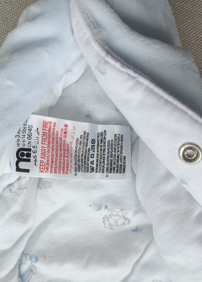 Mothercare uyku tulumu. 3 aya kadar kullanılır - Görsel 3