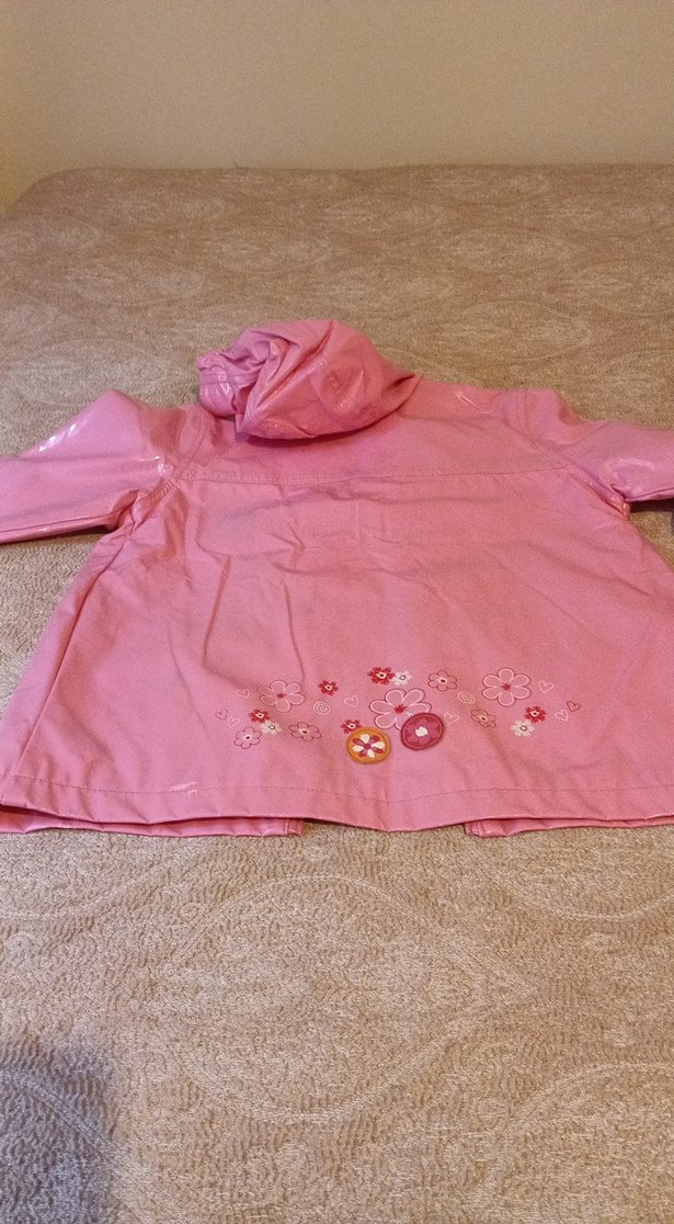 Kız Çocuk Pembe yagmurluk - Görsel 3