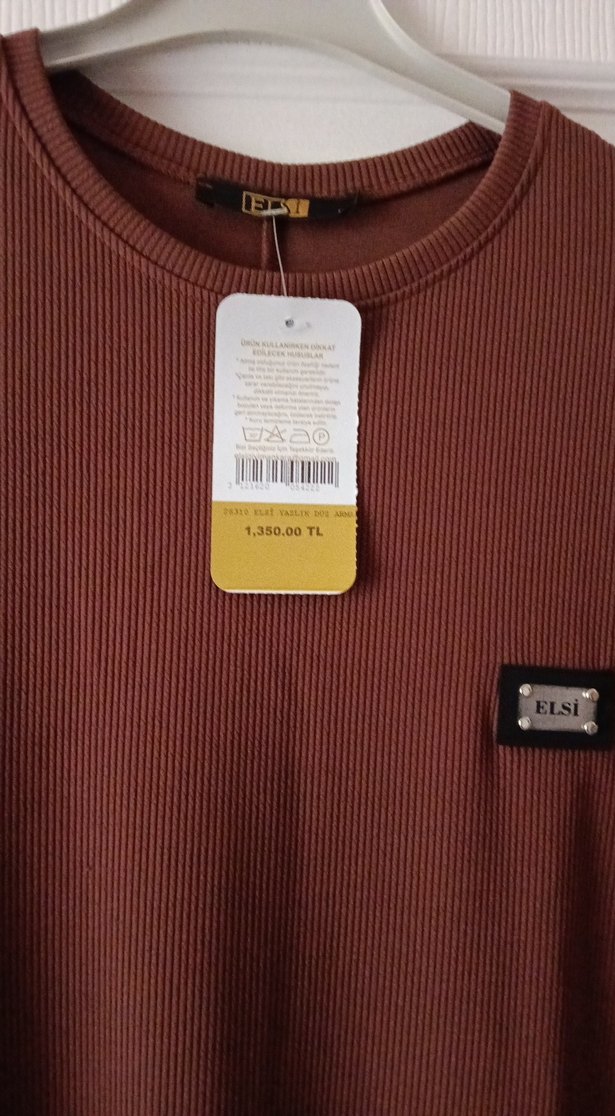 Kahverengi Salaş Uzun Elbise - Görsel 3