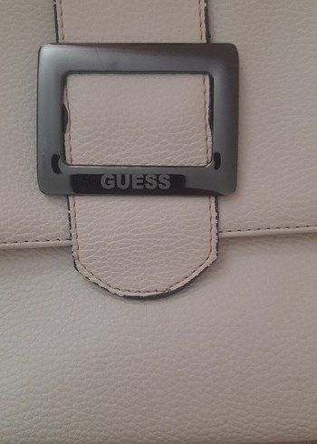 Gri Tokalı Beyaz Deri Kadın Çanta - Görsel 4