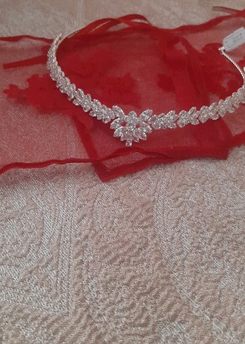 Diger Kırmızı Payetli Gelin Aksesuarı - Görsel 2