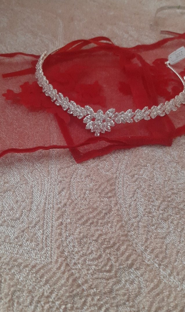 Diger Kırmızı Payetli Gelin Aksesuarı - Görsel 2