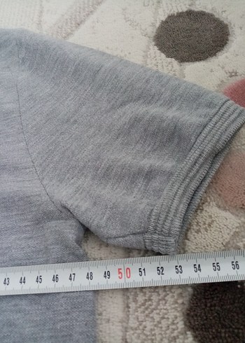 s Beden Gri Kısa Kollu Polo Tişört