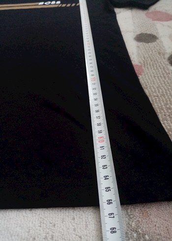 Siyah Boss Baskılı Erkek Tişört - Görsel 4