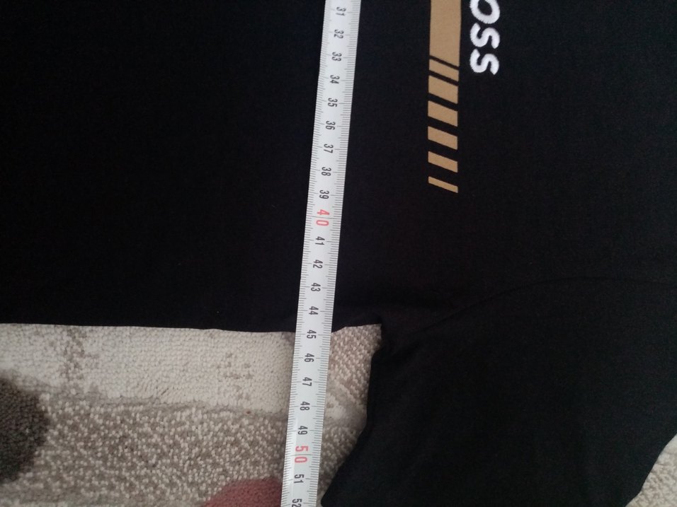 Siyah Boss Baskılı Erkek Tişört - Görsel 3