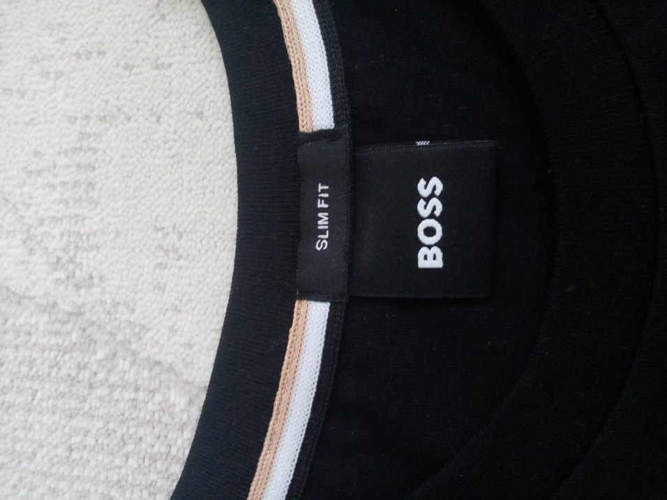 Siyah Boss Baskılı Erkek Tişört - Görsel 2