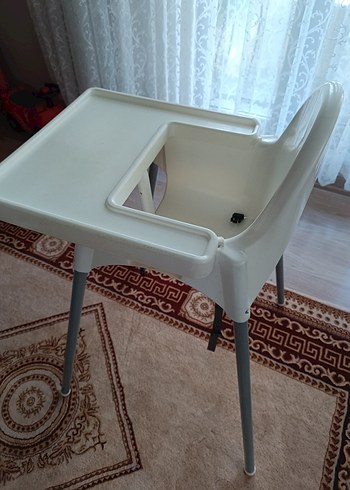 Ikea Ikea Beyaz Gri Yüksek Sandalye