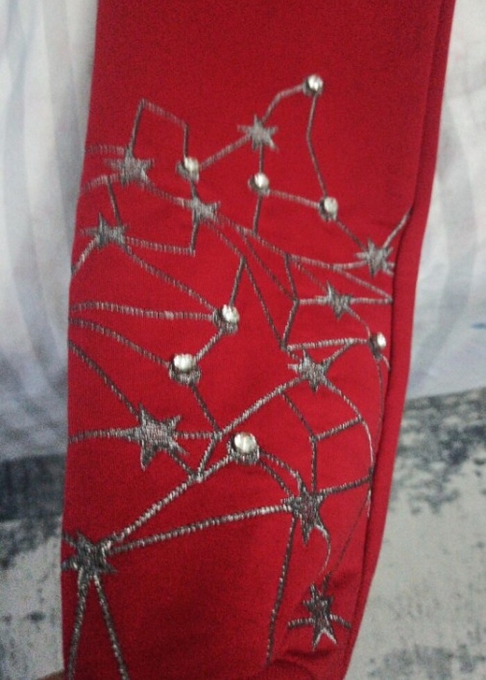 Taşlı kadın eşofman altı - Görsel 2