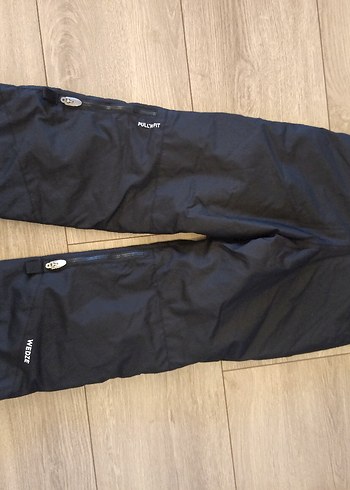 8-9 yaş Erkek Çocuk Siyah Fermuarlı Kayak Pantolonu tulumu - Görsel 4