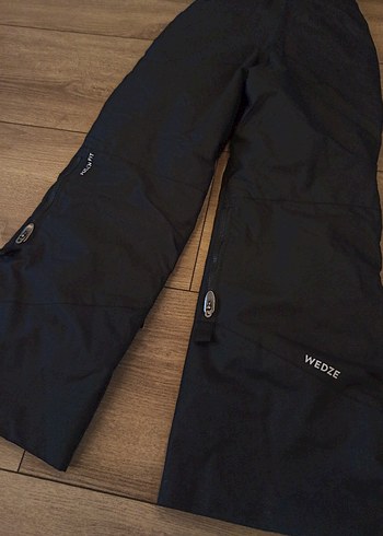 8-9 yaş Erkek Çocuk Siyah Fermuarlı Kayak Pantolonu tulumu - Görsel 5
