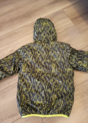 Sarı Koyu Renkli Fermuarlı Erkek Çocuk Mont - Görsel 2