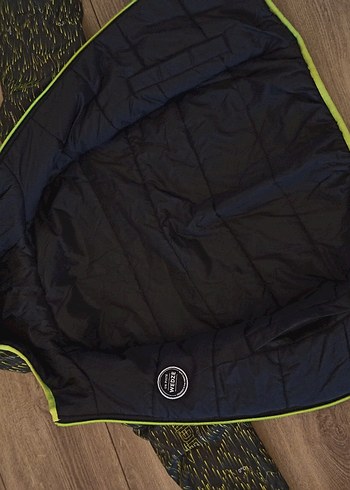 Sarı Koyu Renkli Fermuarlı Erkek Çocuk Mont - Görsel 3