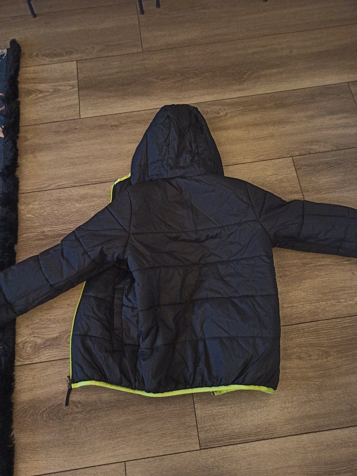 Sarı Koyu Renkli Fermuarlı Erkek Çocuk Mont - Görsel 5