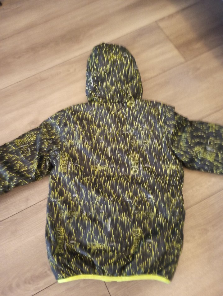 Sarı Koyu Renkli Fermuarlı Erkek Çocuk Mont - Görsel 2