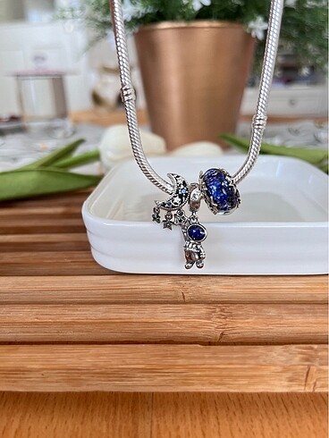 Beden Yıldızlı hilal ay Pandora charm