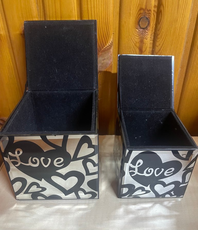 Kalpli Siyah Dekoratif Kutular - Görsel 2