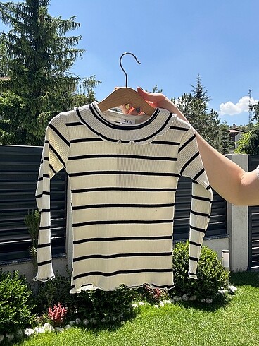 Fitilli Çizgili Bluz 12-18 Ay