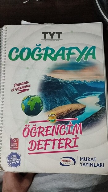 Tyt Çoğrafya Öğrencim Defteri