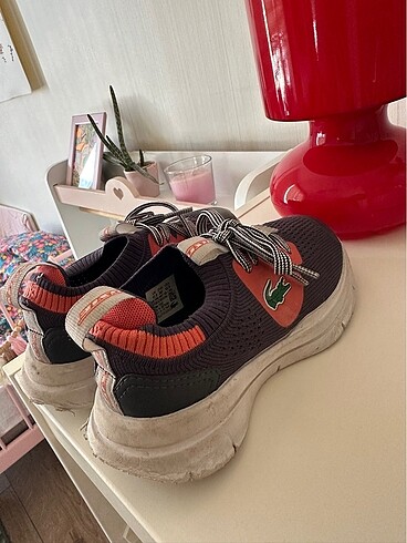 30 Beden lacivert Renk Orijinal Lacoste sneaker