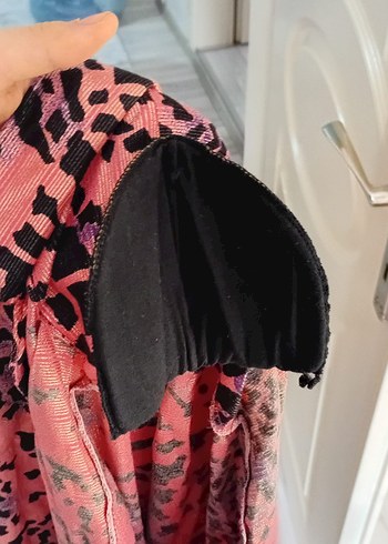 Desenli Bohem Kadın Kimono Gömlek - Görsel 4