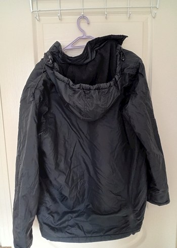 Siyah Fermuarlı Kadın/Erkek Ceket - Görsel 3