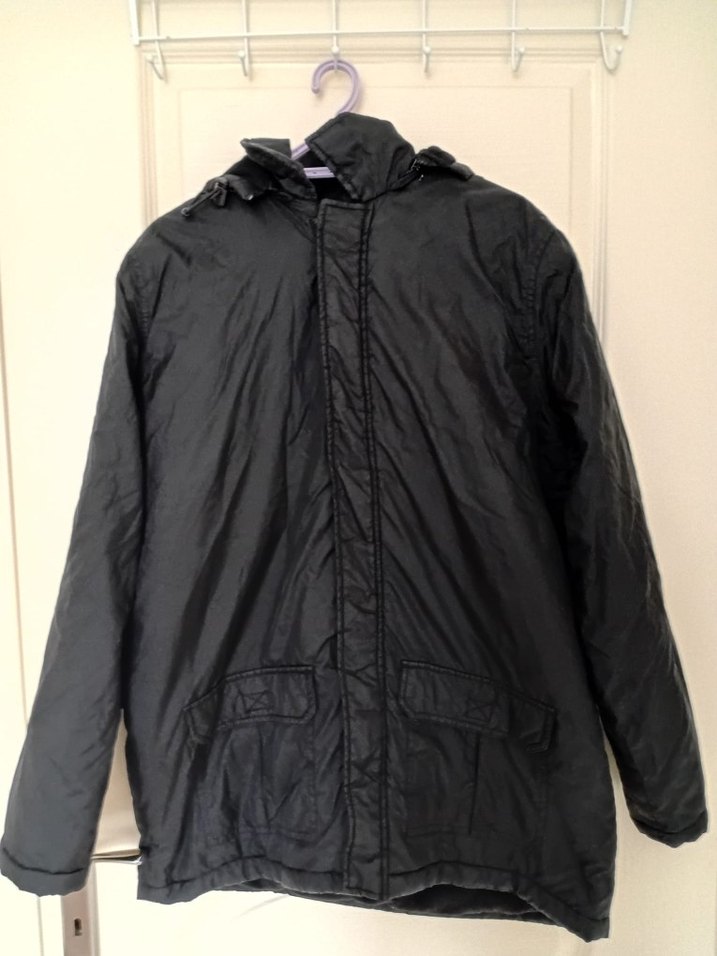 Siyah Fermuarlı Kadın/Erkek Ceket - Görsel 2