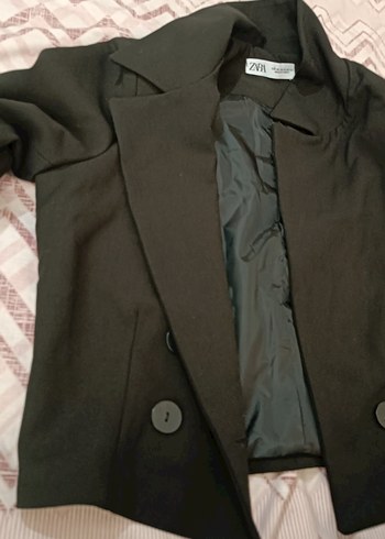 38 Beden Düğmeli siyah Kadın Blazer Ceket