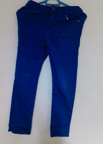 Erkek Çocuk Mavi Denim Pantolon - Görsel 2