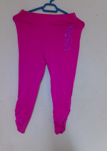 Pembe Kız Çocuk Dar Kesim Tayt - Görsel 2