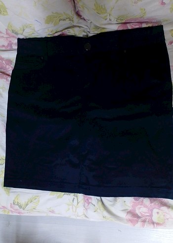 Siyah Mini Kadın Etek - Görsel 2