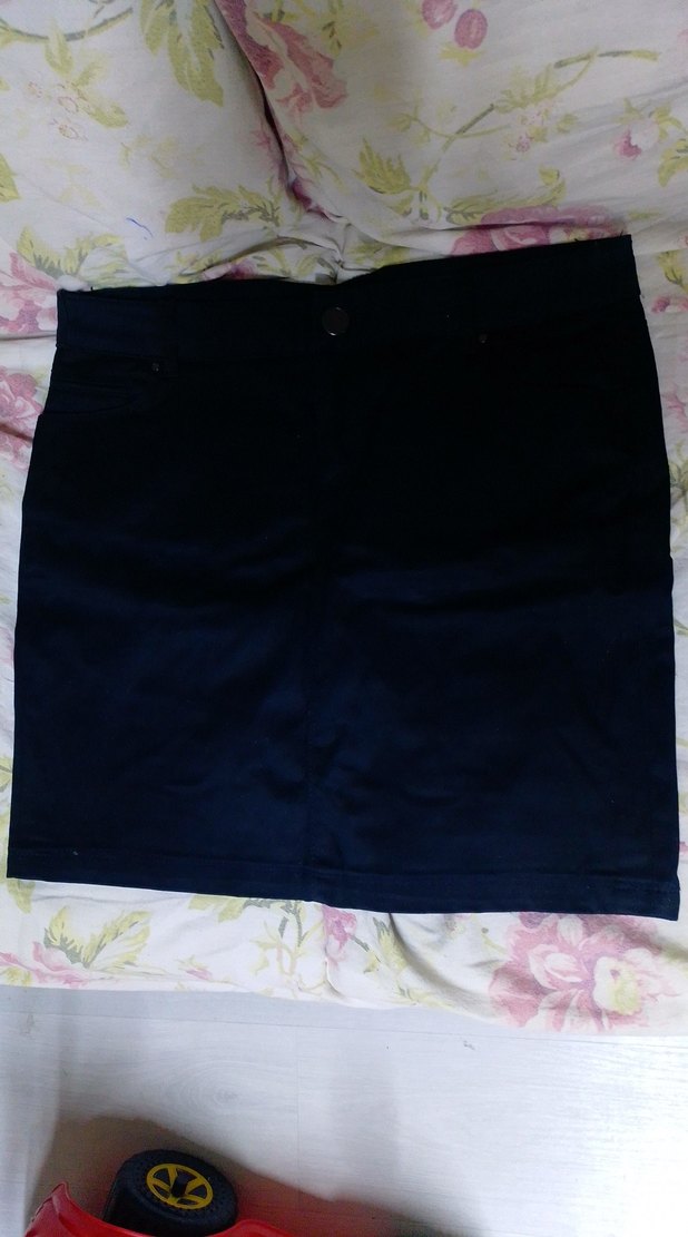 Siyah Mini Kadın Etek - Görsel 3