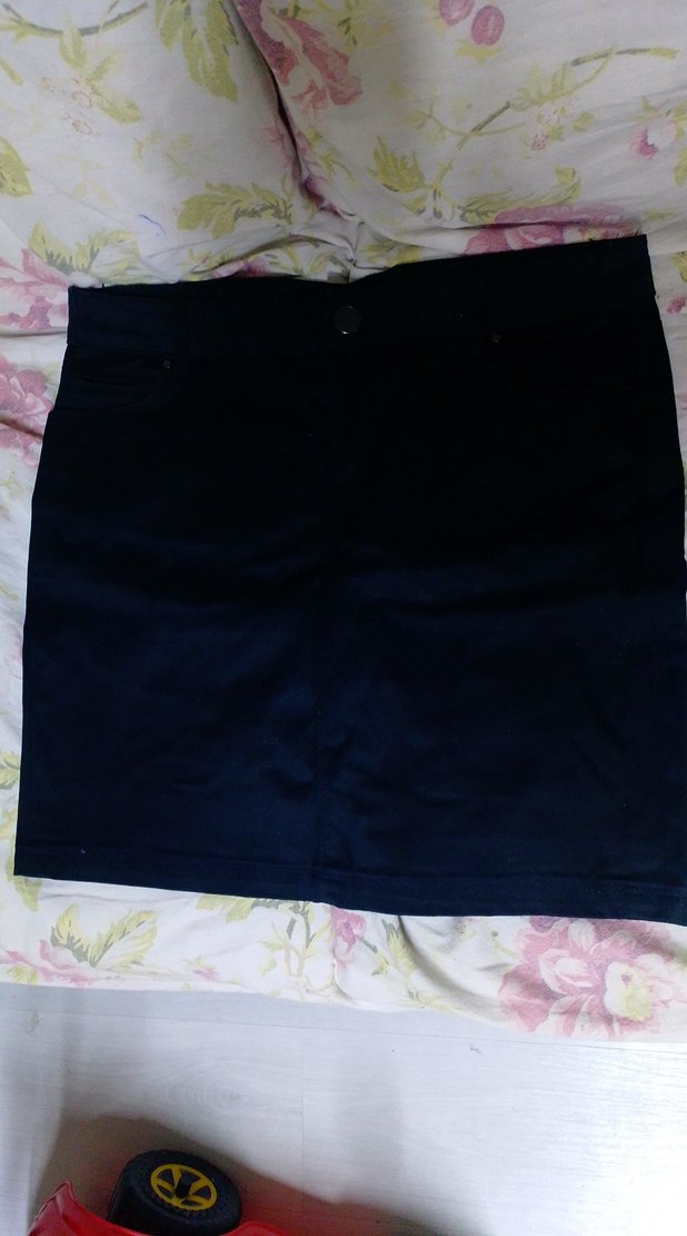 Siyah Mini Kadın Etek - Görsel 2