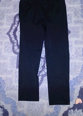 Düğmeli Siyah Kadın Denim Pantolon - Görsel 2