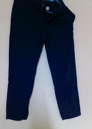 Erkek Lacivert Bol Kesim Kot Pantolon - Görsel 2