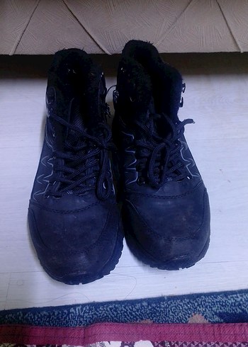 Erkek Siyah Lastik Bağcıklı Goth Botlar - Görsel 2