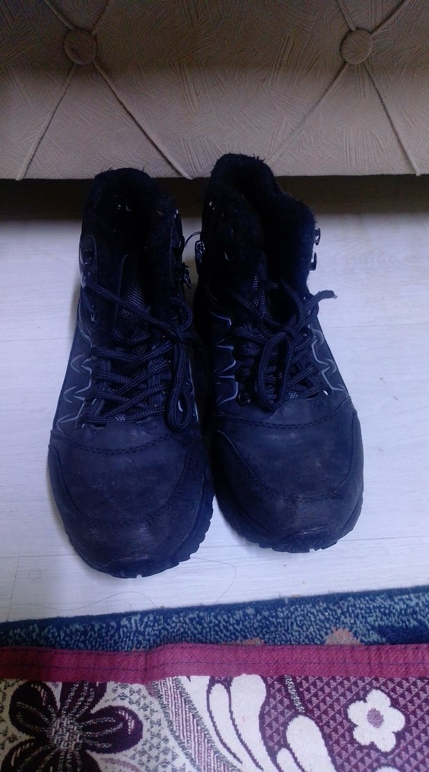 Erkek Siyah Lastik Bağcıklı Goth Botlar - Görsel 2