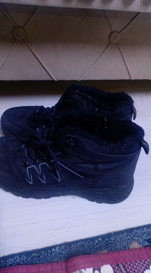 Erkek Siyah Lastik Bağcıklı Goth Botlar - Görsel 3