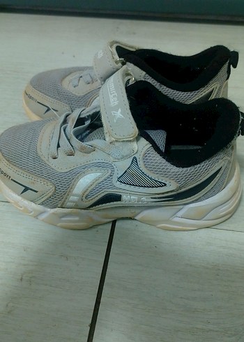 Erkek Çocuk Beyaz Gri Spor Ayakkabı - Görsel 3