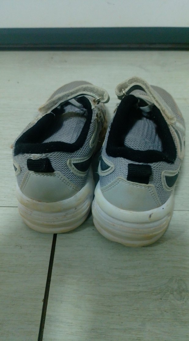 Erkek Çocuk Beyaz Gri Spor Ayakkabı - Görsel 4