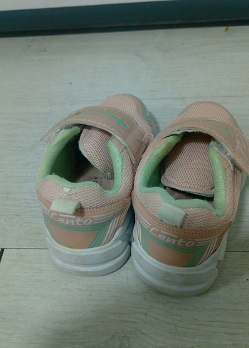 Kız Çocuk Pembe Cırtcırtlı Spor Ayakkabı - Görsel 3