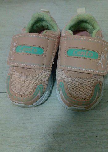 Kız Çocuk Pembe Cırtcırtlı Spor Ayakkabı - Görsel 2