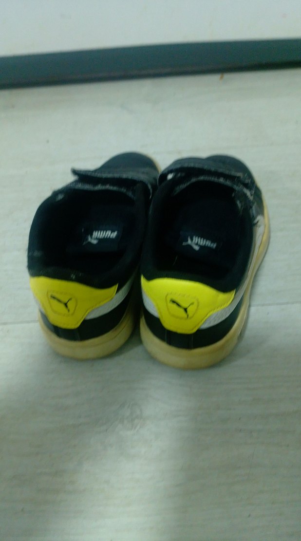 Erkek Çocuk Siyah Cırt Cırtlı Spor Ayakkabı - Görsel 4