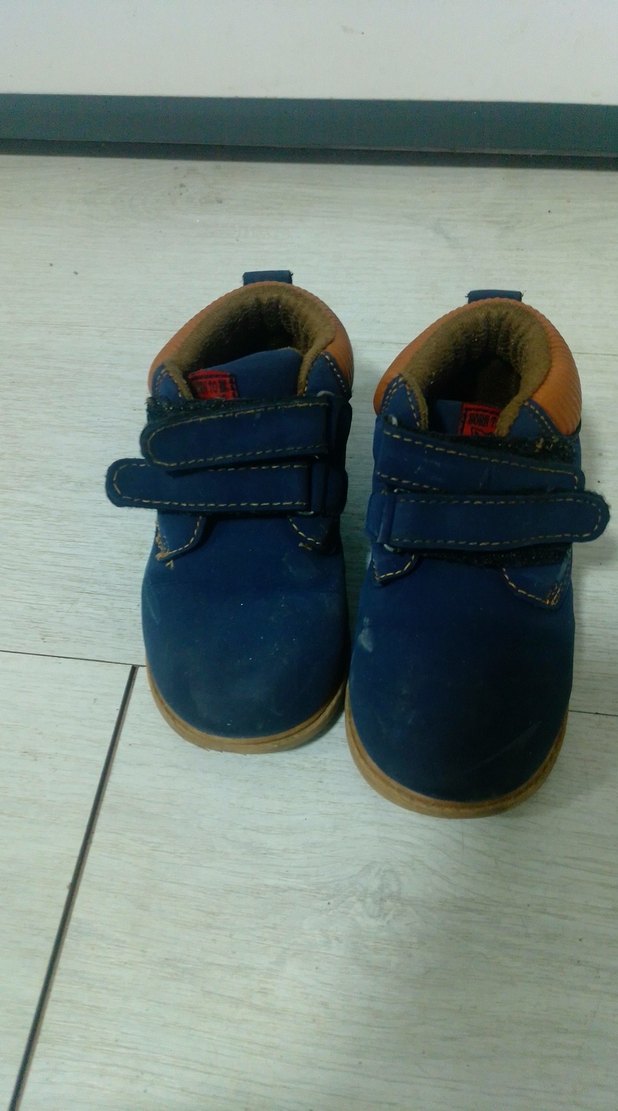 Mavi Erkek Çocuk Cırt Cırtlı Bot - Görsel 2