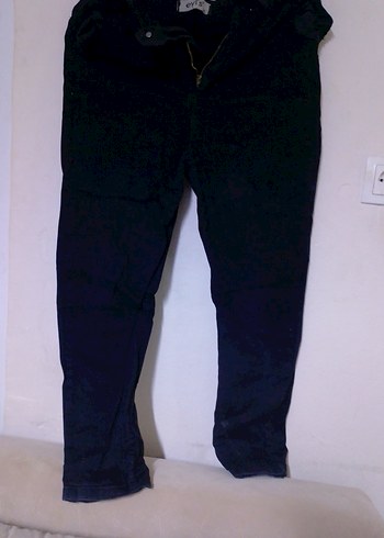 Erkek Siyah Dar Kesim Denim Pantolon - Görsel 2