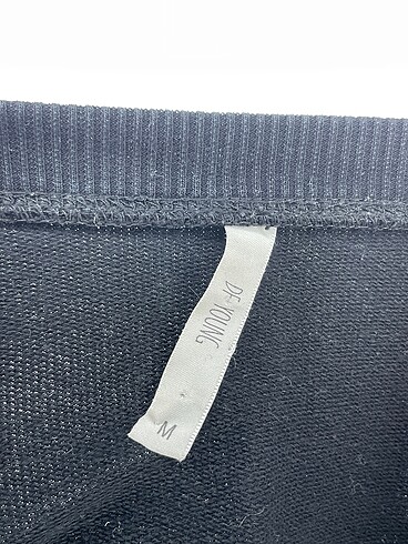 m Beden siyah Renk Defacto Sweatshirt %70 İndirimli.