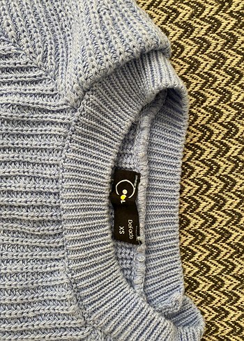 Gri Triko Kadın Kazak Uzun Kollu - Görsel 2