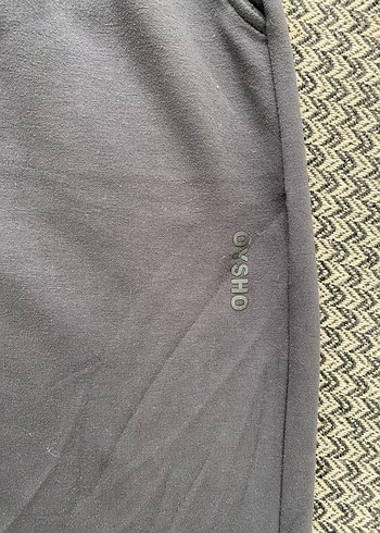 Gri Rahat Kesim Kadın Kumaş Pantolon oysho - Görsel 2