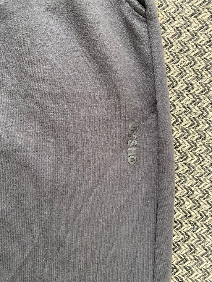 Gri Rahat Kesim Kadın Kumaş Pantolon oysho - Görsel 2