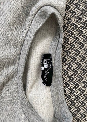 Gri Kadın Salaş Sweatshirt 2 li satış isteğe göre tek de olur - Görsel 2